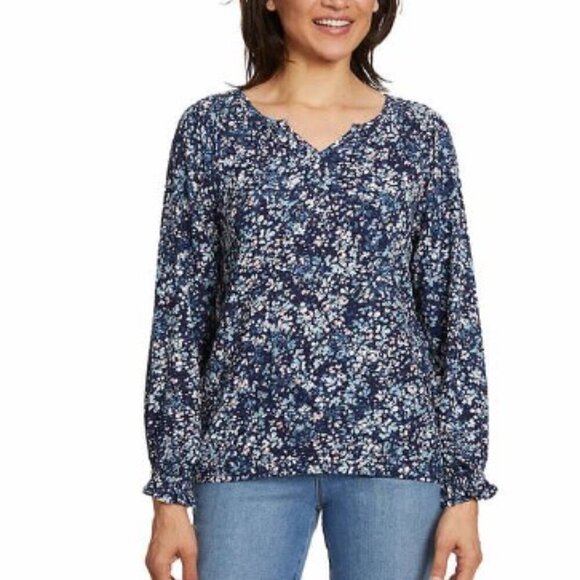 Jessica Simpson Ladies' V-Neck Blouse - Picture 1 of 3